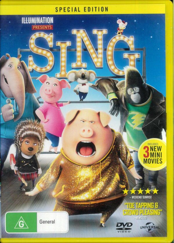 PRELOVED DVD’S #0: Sing Special Edition (Universal)