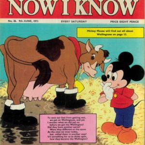 WALT DISNEY’S NOW I KNOW (1972-1973 SERIES) #36