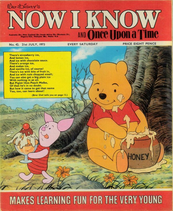 WALT DISNEY’S NOW I KNOW (1972-1973 SERIES) #42