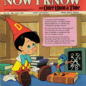 WALT DISNEY’S NOW I KNOW (1972-1973 SERIES) #42 WALT DISNEY’S NOW I KNOW (1972-1973 SERIES) #42