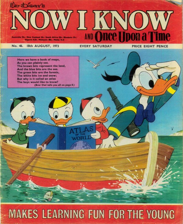 WALT DISNEY’S NOW I KNOW (1972-1973 SERIES) #46