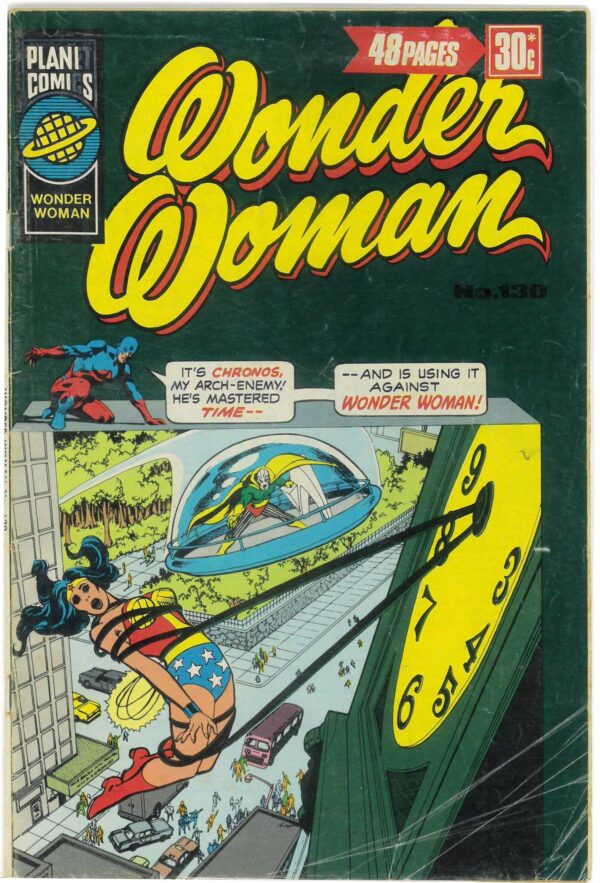 WONDER WOMAN (1975-1976 SERIES) #130: Neal Adams (uncredited), Simonson (Manhunter) – GD/VG