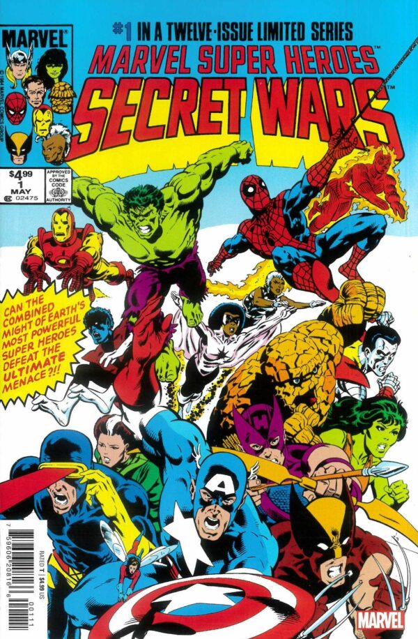 MARVEL SUPER HEROES: SECRET WARS #1: 2023 Facsimile edition Foil cover