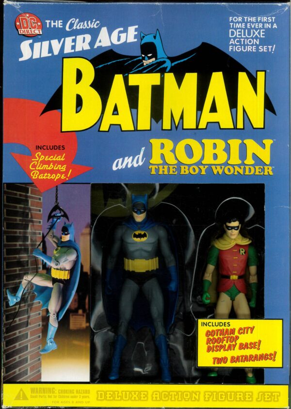 DC DIRECT ACTION FIGURE #0: Classic Silver Age Batman & Robin Boxed (Figures Only)