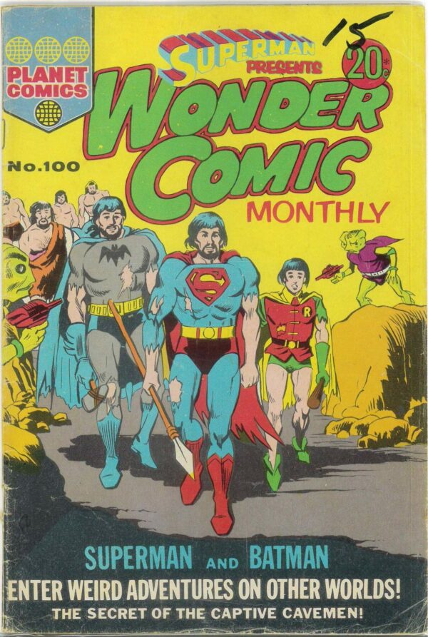 SUPERMAN PRESENTS WONDER COMIC MONTHLY (1965-1975) #100: VG
