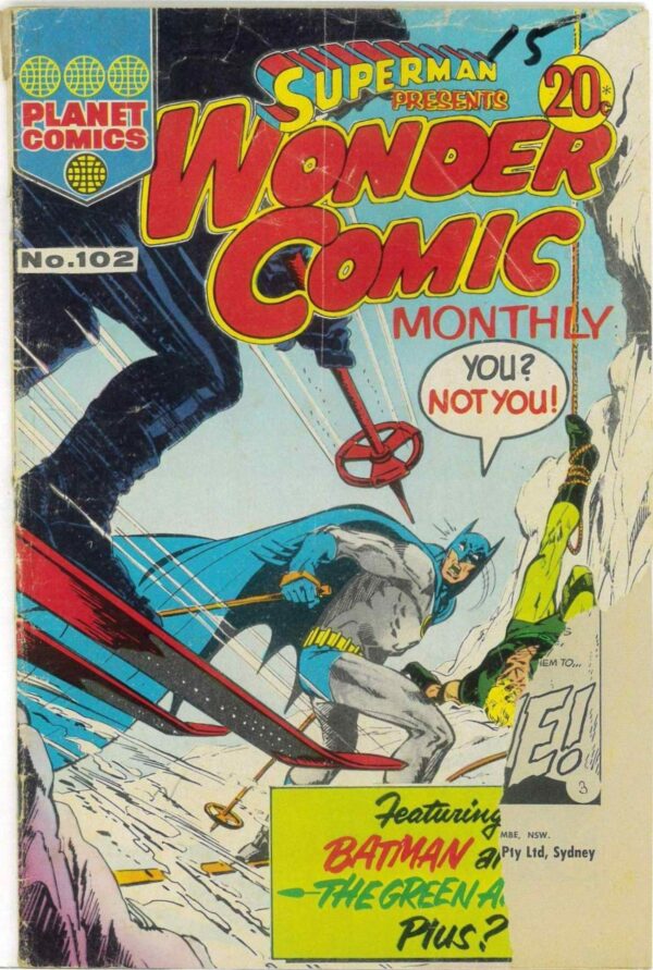 SUPERMAN PRESENTS WONDER COMIC MONTHLY (1965-1975) #102: GD