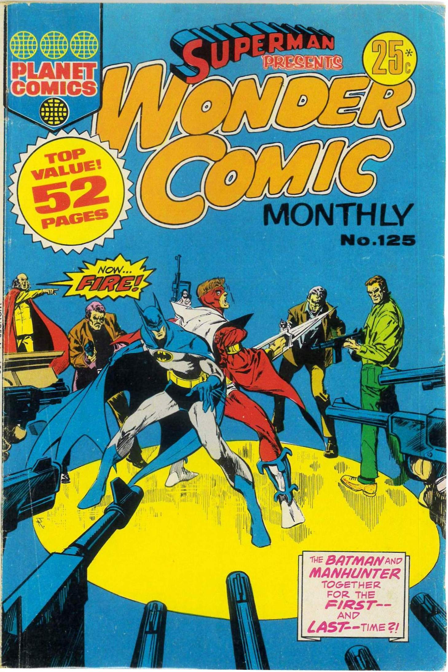 SUPERMAN PRESENTS WONDER COMIC MONTHLY (1965-1975) #125: Walter Simonson – Manhunter – GD/VG SUPERMAN PRESENTS WONDER COMIC MONTHLY (1965-1975) #125: Walter Simonson – Manhunter – GD/VG
