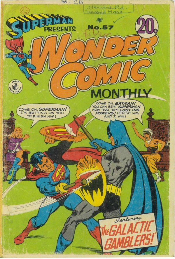 SUPERMAN PRESENTS WONDER COMIC MONTHLY (1965-1975) #57: GD/VG