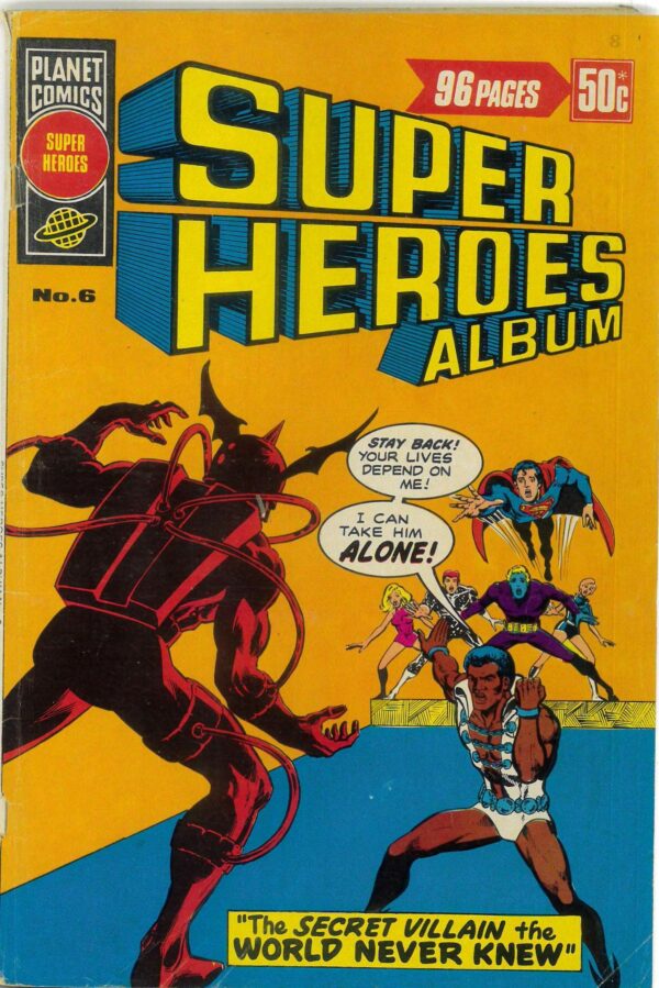 SUPER HEROES (ALBUM) (1976-1981 SERIES) #6: VG/FN