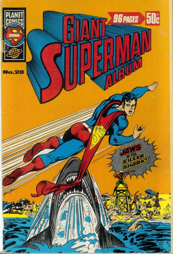 GIANT SUPERMAN ALBUM (1961-1981 SERIES) #28: Neal Adams, Jack Kirby – VG