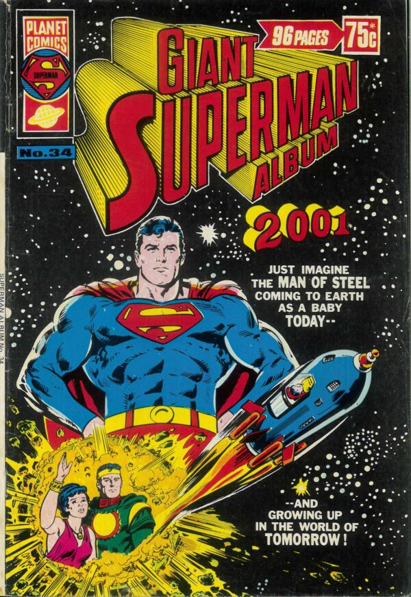 GIANT SUPERMAN ALBUM (1961-1981 SERIES) #34: VG/FN