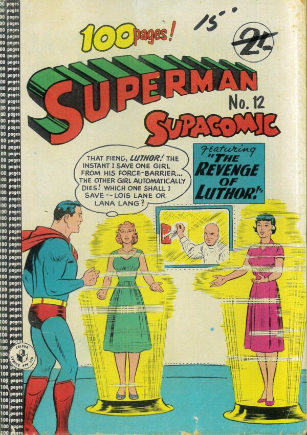 SUPERMAN SUPACOMIC (1958-1982 SERIES) #12: VG
