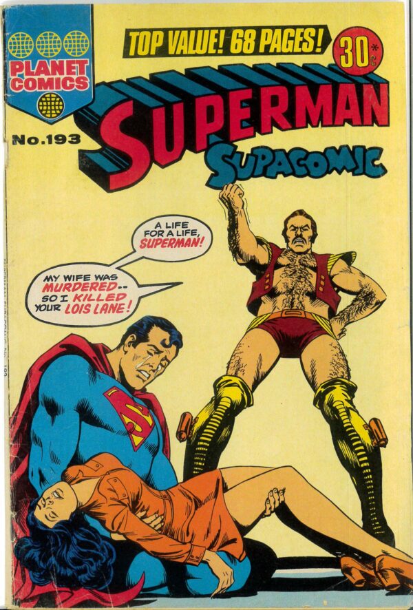 SUPERMAN SUPACOMIC (1958-1982 SERIES) #193: VG