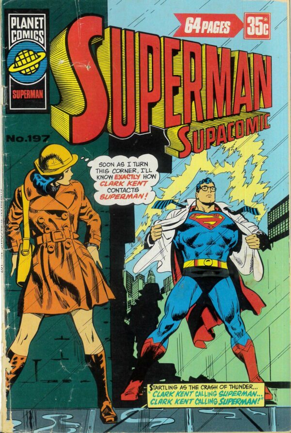 SUPERMAN SUPACOMIC (1958-1982 SERIES) #197: GD/VG