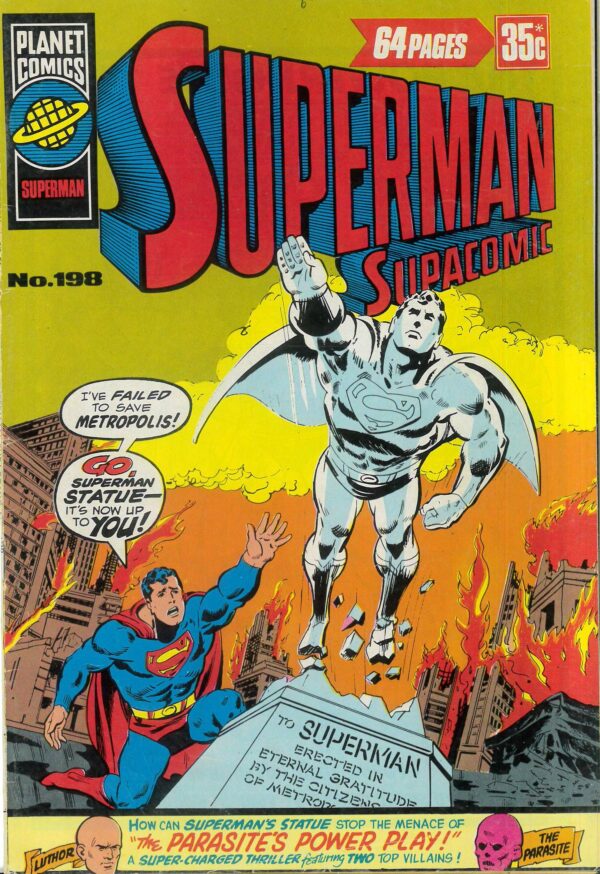 SUPERMAN SUPACOMIC (1958-1982 SERIES) #198: FN/VF