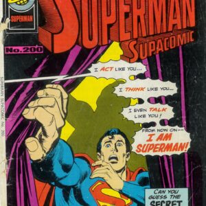 SUPERMAN SUPACOMIC (1958-1982 SERIES) #200: Neal Adams Deadman – GD SUPERMAN SUPACOMIC (1958-1982 SERIES) #200: Neal Adams Deadman – GD