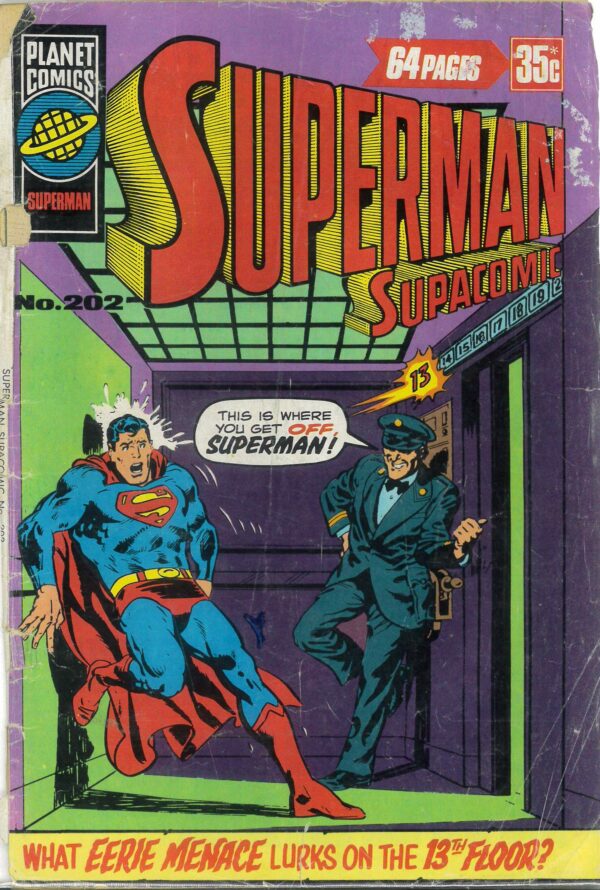 SUPERMAN SUPACOMIC (1958-1982 SERIES) #202: Jack Kirby Forever people – GD