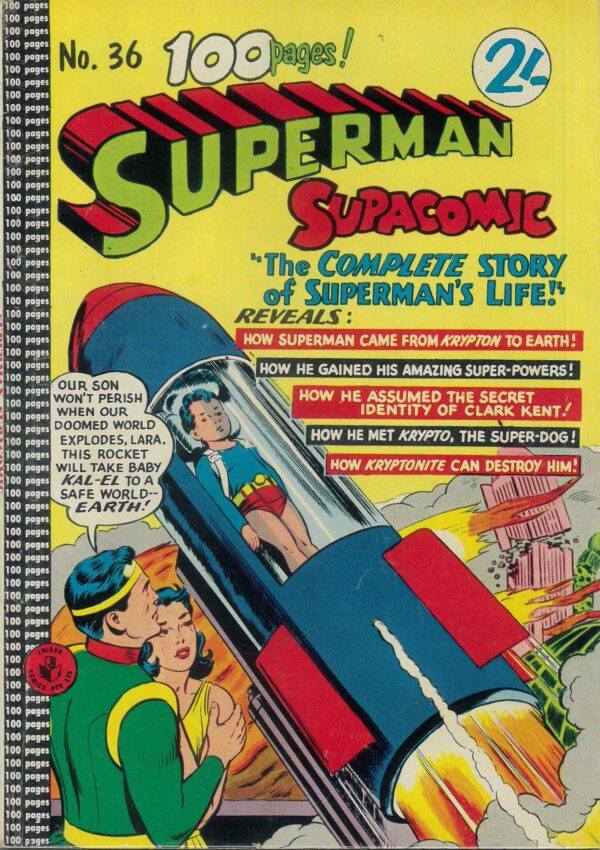 SUPERMAN SUPACOMIC (1958-1982 SERIES) #36: FN/VF