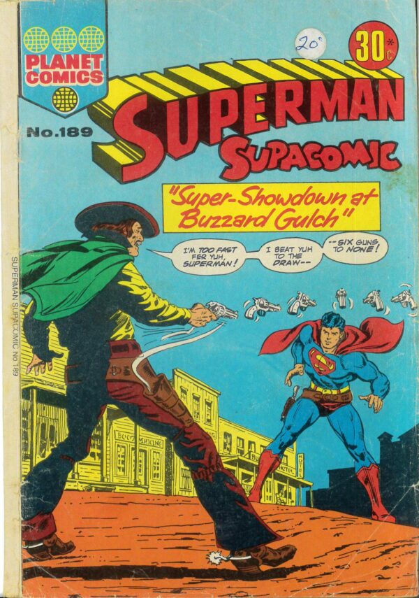 SUPERMAN SUPACOMIC (1958-1982 SERIES) #189: GD