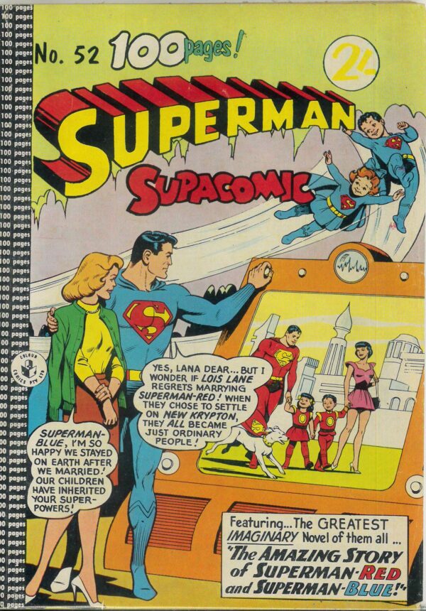 SUPERMAN SUPACOMIC (1958-1982 SERIES) #52: FN