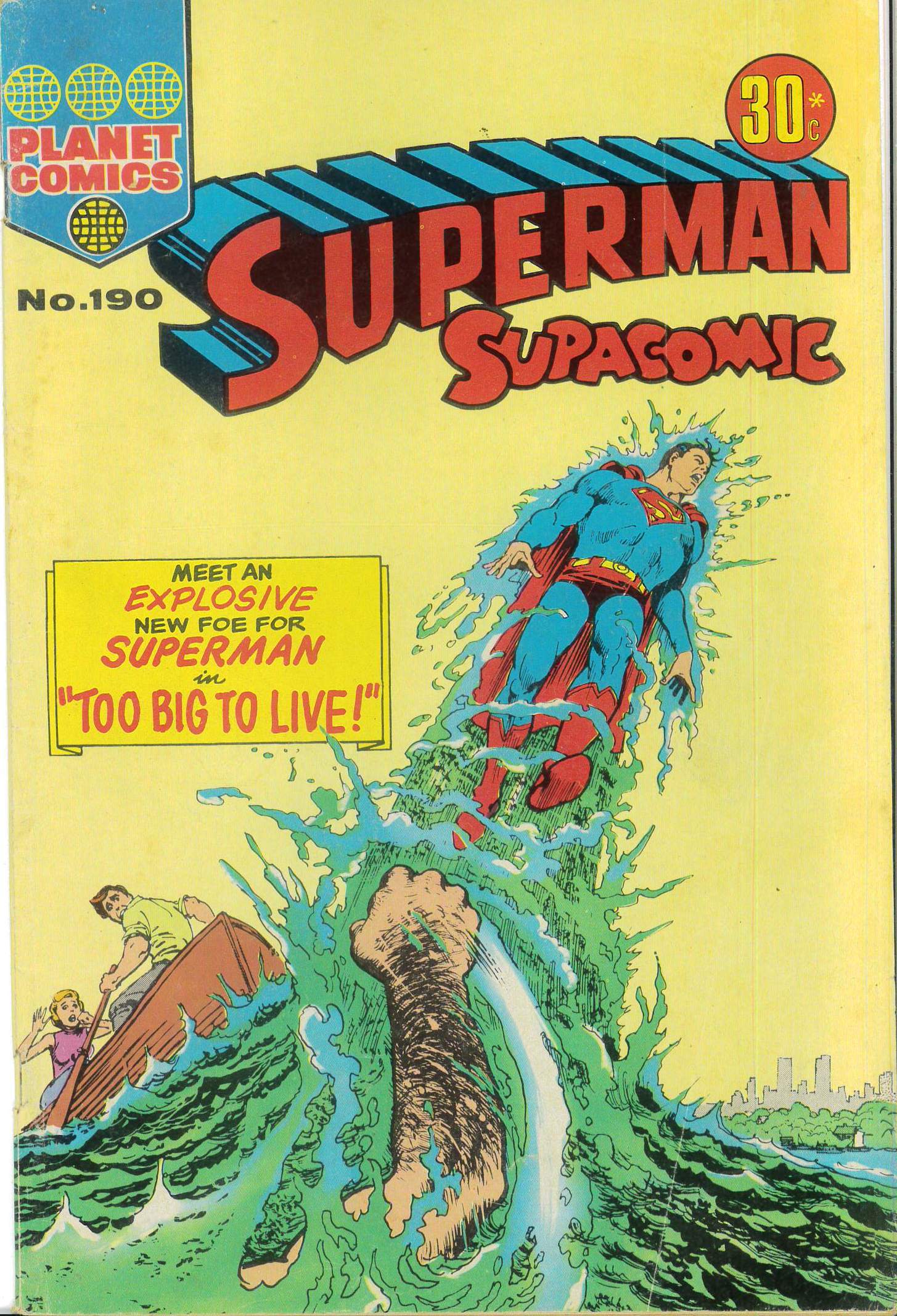 SUPERMAN SUPACOMIC (1958-1982 SERIES) #190: VG/FN SUPERMAN SUPACOMIC (1958-1982 SERIES) #190: VG/FN