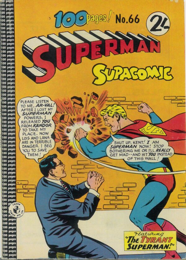 SUPERMAN SUPACOMIC (1958-1982 SERIES) #66: FN