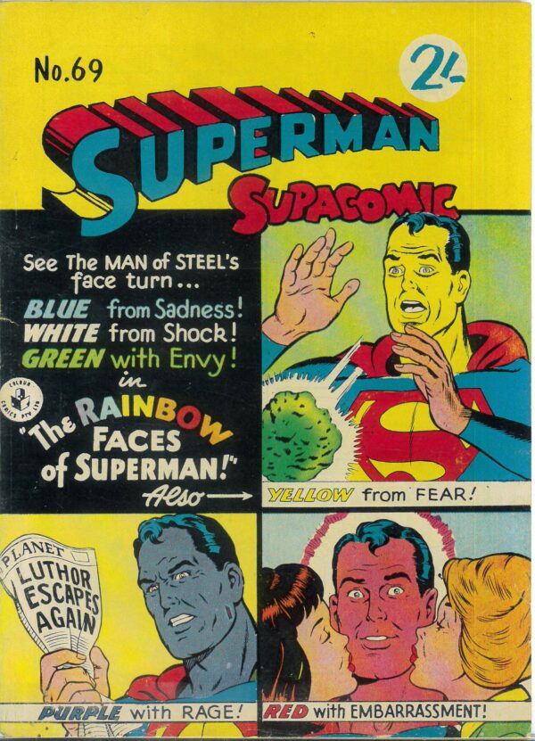 SUPERMAN SUPACOMIC (1958-1982 SERIES) #69: FN/VF