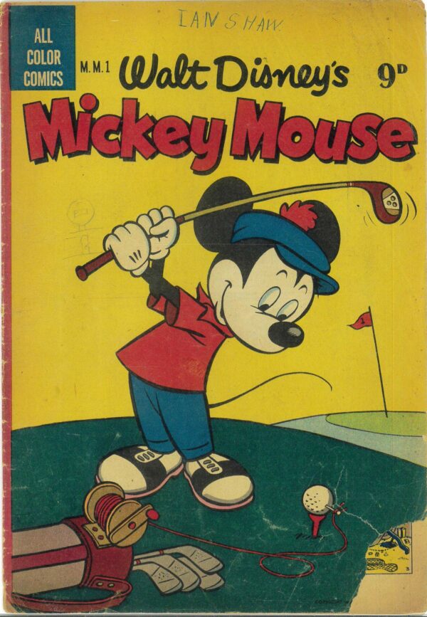 WALT DISNEY’S MICKEY MOUSE M.M. SERIES (1953 SERIE #1: GD/VG