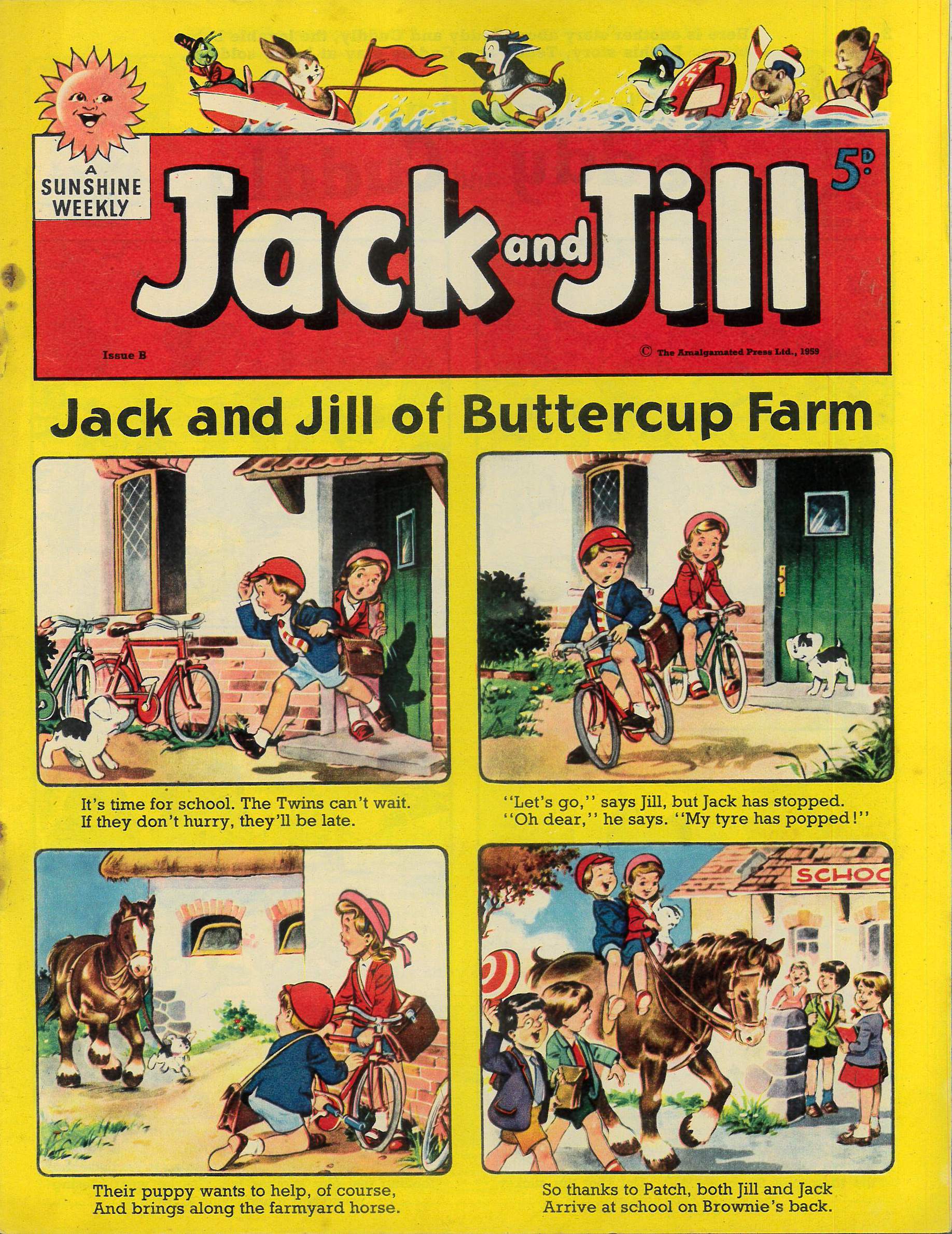 JACK AND JILL #306: Cover B 1959 JACK AND JILL #306: Cover B 1959