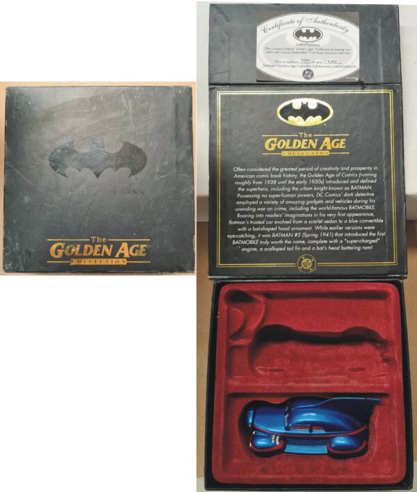 CORGI DIE CAST #0: Golden Age Collection boxed with only one vehicle (Blue car)