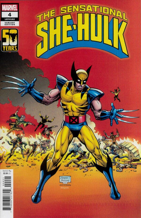 SENSATIONAL SHE-HULK (2023 SERIES) #4: Dan Jurgens Wolverine cover B