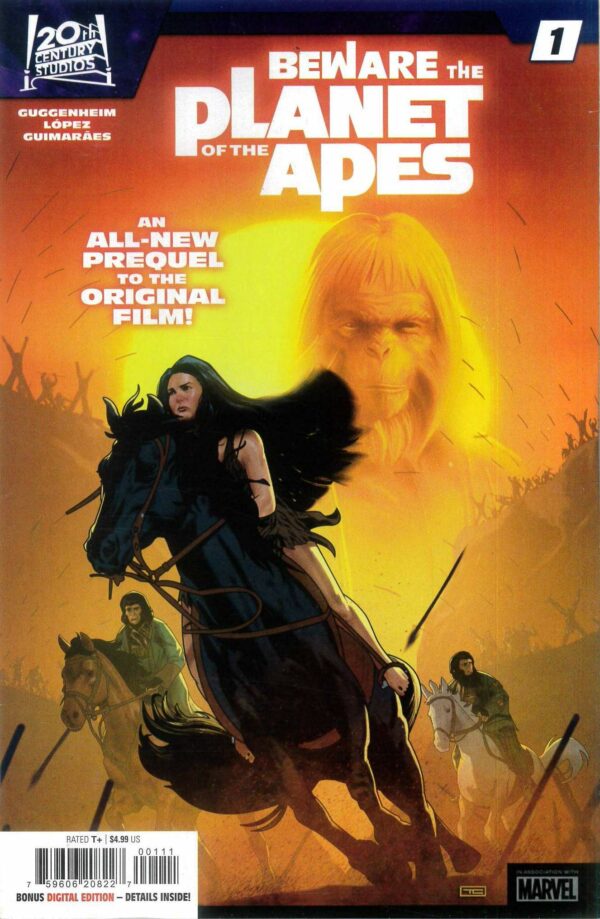 BEWARE THE PLANET OF THE APES #1: Taurin Clarke cover A