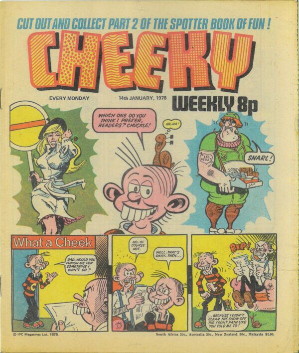 CHEEKY WEEKLY (1977-1980 SERIES) #13