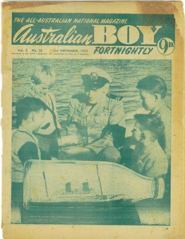 AUSTRALIAN BOY (FORTNIGHTLY) (1952-1953 SERIES) #28: GD/VG