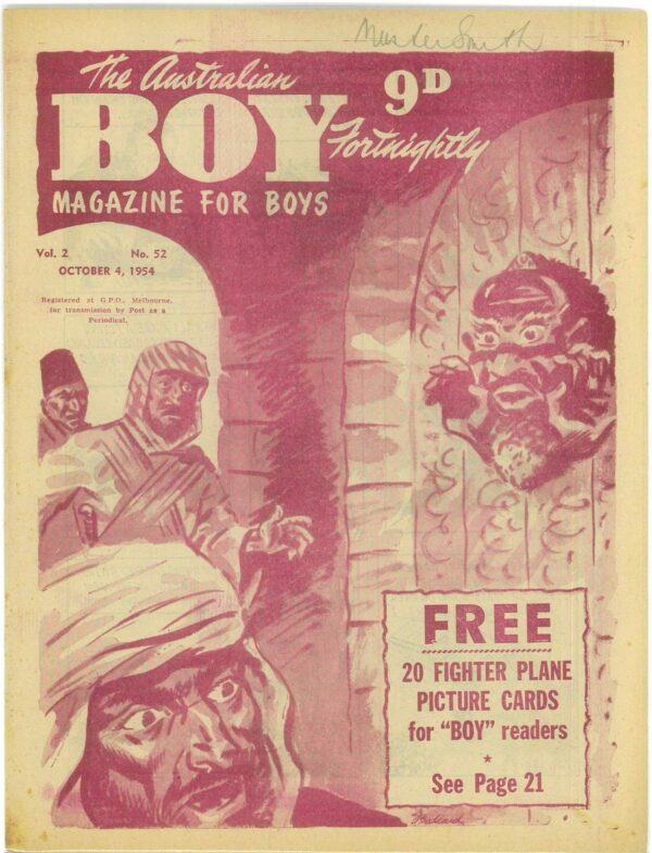 AUSTRALIAN BOY (FORTNIGHTLY) (1952-1953 SERIES) #52: Ned Kelly – FN