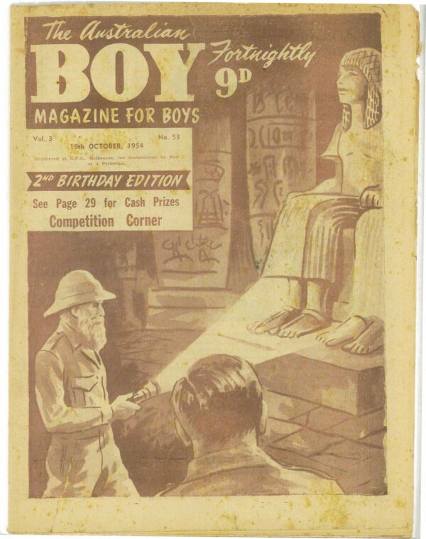AUSTRALIAN BOY (FORTNIGHTLY) (1952-1953 SERIES) #53: Ned Kelly – VG