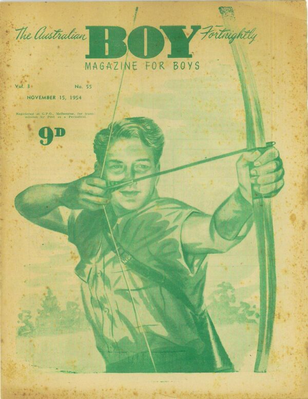 AUSTRALIAN BOY (FORTNIGHTLY) (1952-1953 SERIES) #55: Ned Kelly – GD/VG