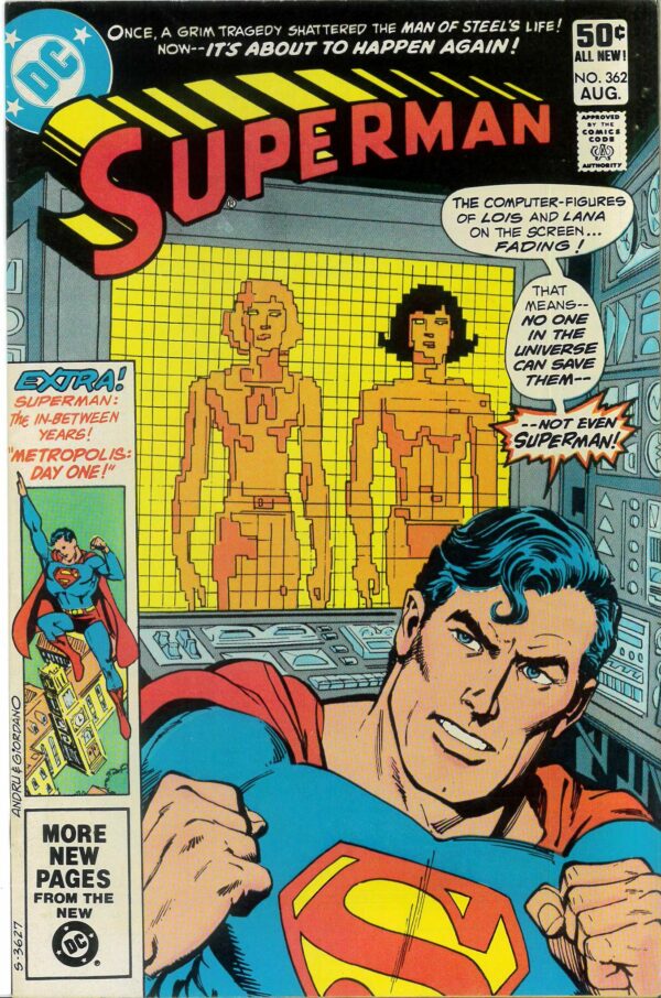 SUPERMAN (1938-1986,2006-2011 SERIES) #362: NM