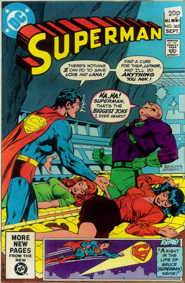 SUPERMAN (1938-1986,2006-2011 SERIES) #363: NM