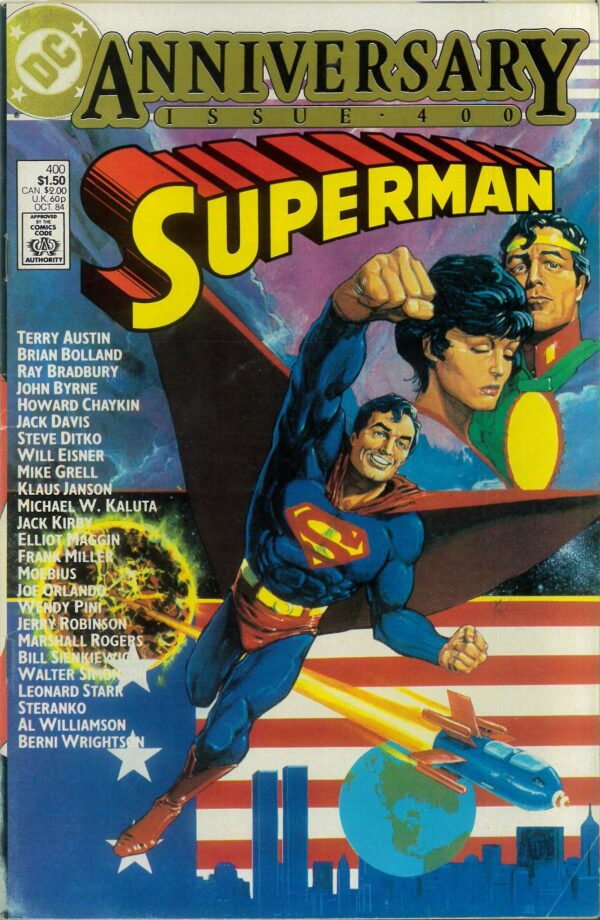 SUPERMAN (1938-1986,2006-2011 SERIES) #400: FN/VF