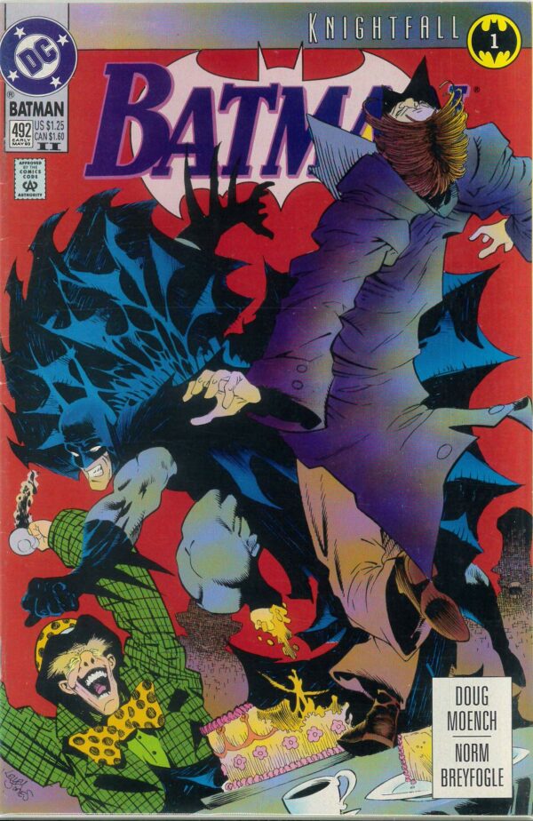 BATMAN (1939-2011 SERIES) #492: 2nd Edition – Knightfall part 1: NM