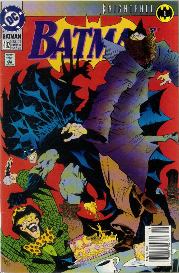 BATMAN (1939-2011 SERIES) #492: Newsstand Ed – VF