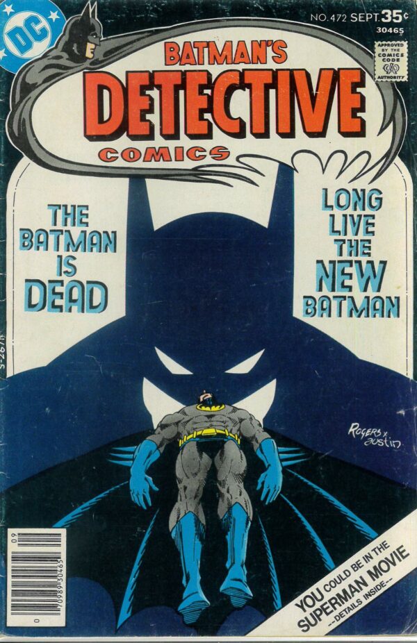 DETECTIVE COMICS (1935- SERIES) #472: Newsstand Ed – FN