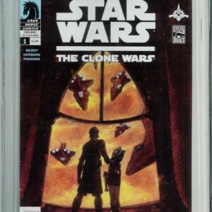 STAR WARS: CLONE WARS #1: Halo Graded 9.2: 1st comic app Ansoka Tano & Capttain Rex