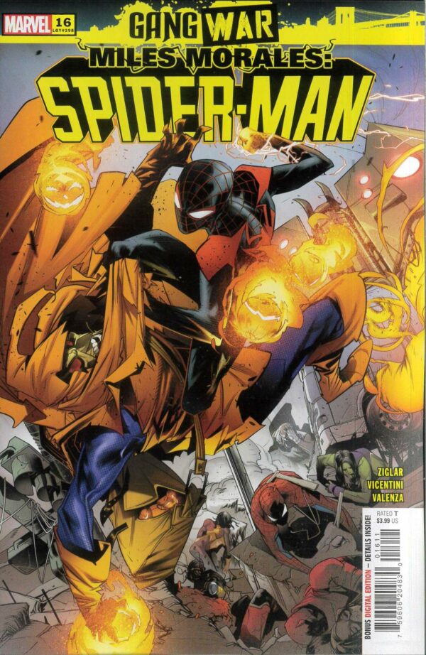 MILES MORALES: SPIDER-MAN (2023 SERIES) #16: Federico Vicentini cover A (Gang War)