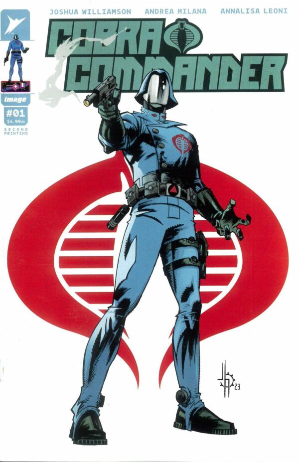 COBRA COMMANDER #1: Jason Howard Cobra Commander 2nd Print cover A