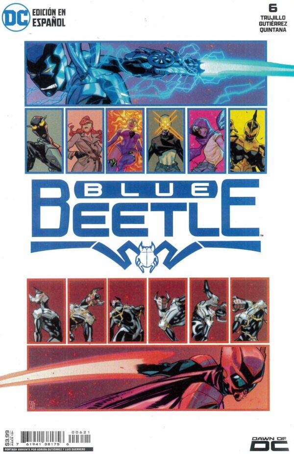 BLUE BEETLE (2023 SERIES) #8: Spanish Language edition (Adrian Gutierrez cover B)