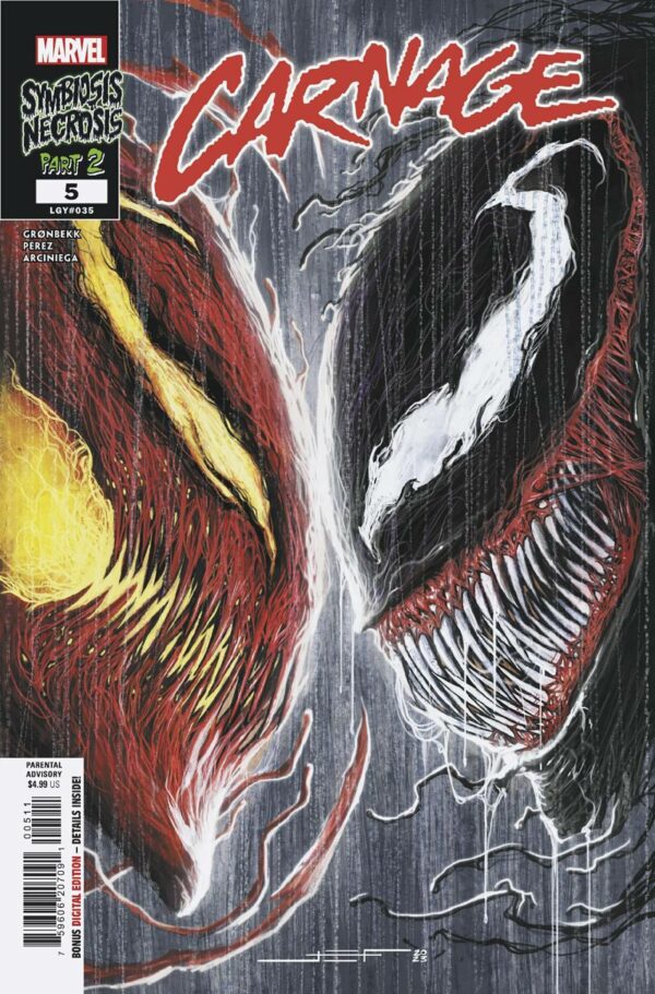 CARNAGE (2023 SERIES) #5: Juan Ferreyra cover A (Flesh and Blood Part Two)