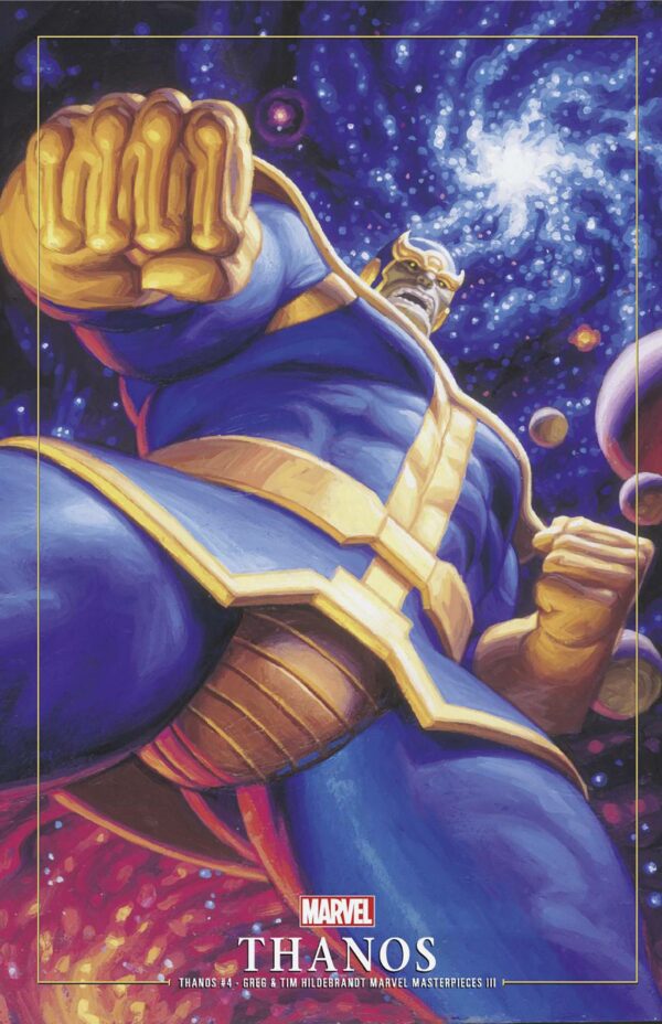 THANOS (2023 SERIES) #7004: Greg & Tim Hildebrandt Thanos Marvel Masterpieces 3 cover D
