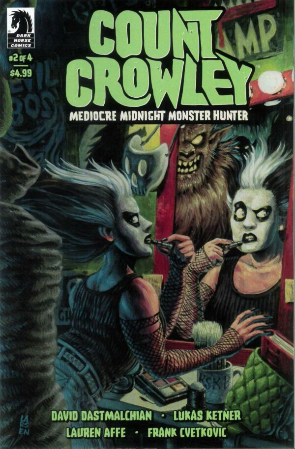 COUNT CROWLEY: MEDIOCRE MIDNIGHT MONSTER HUNTER #2: Christine Larsen cover B